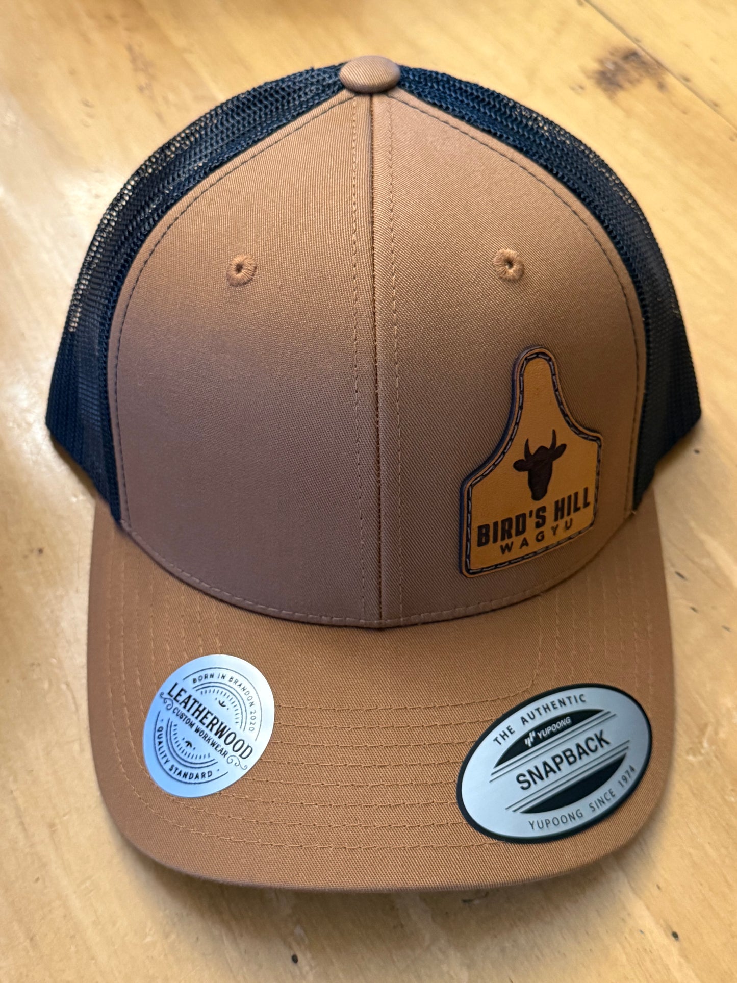 Bird's Hill Wagyu Trucker Hat (cattle tag)