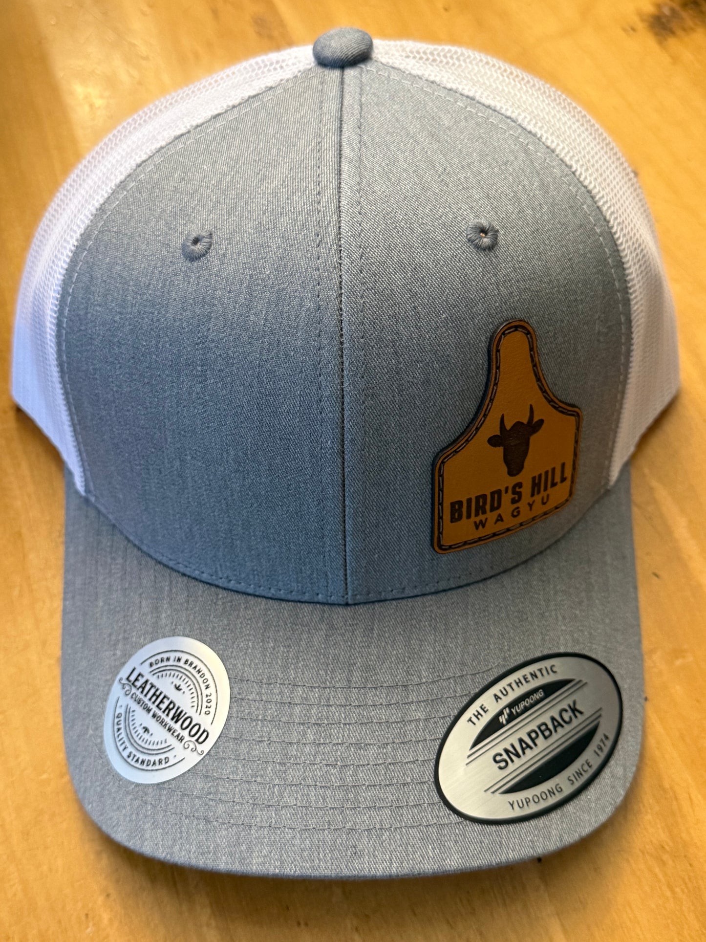 Bird's Hill Wagyu Trucker Hat (cattle tag)
