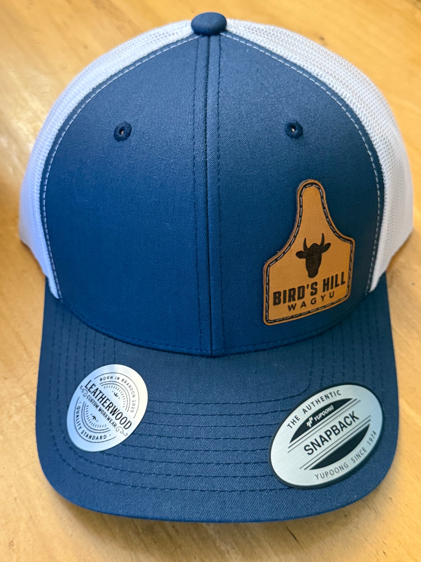 Bird's Hill Wagyu Trucker Hat (cattle tag)