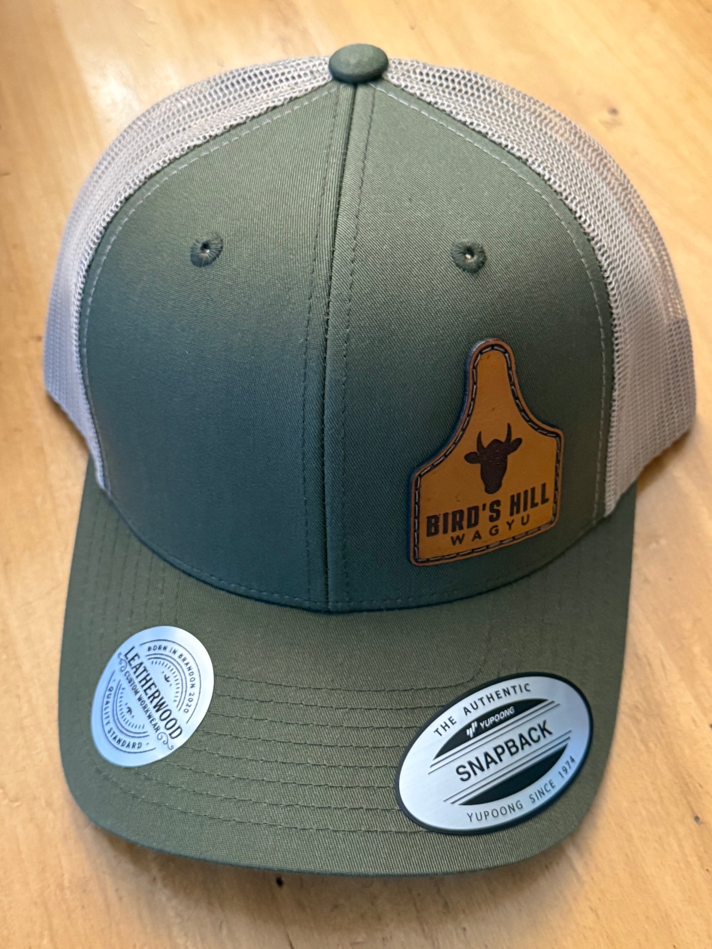 Bird's Hill Wagyu Trucker Hat (cattle tag)